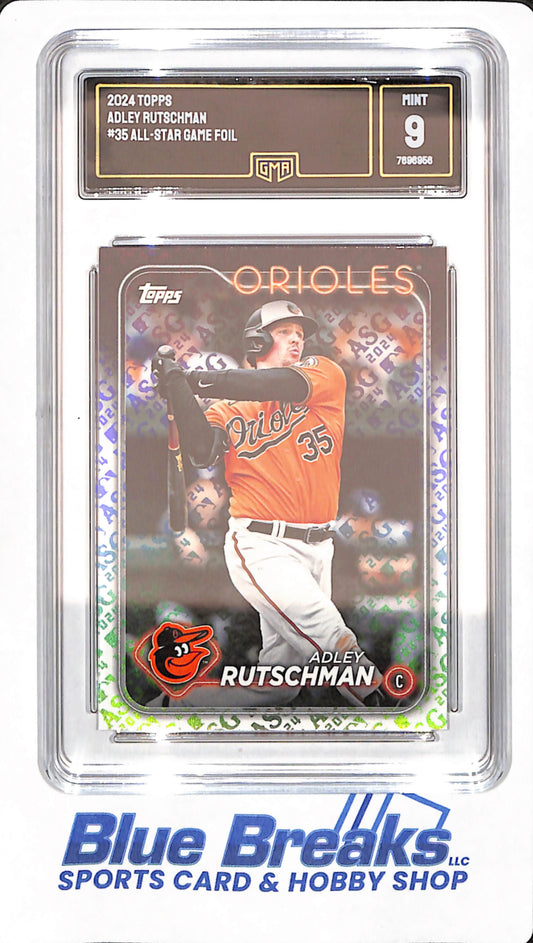 2024 Topps - Adley Rutschman - Baltimore Orioles - # 35 - All Star Game Foil - Baseball - GMA 9