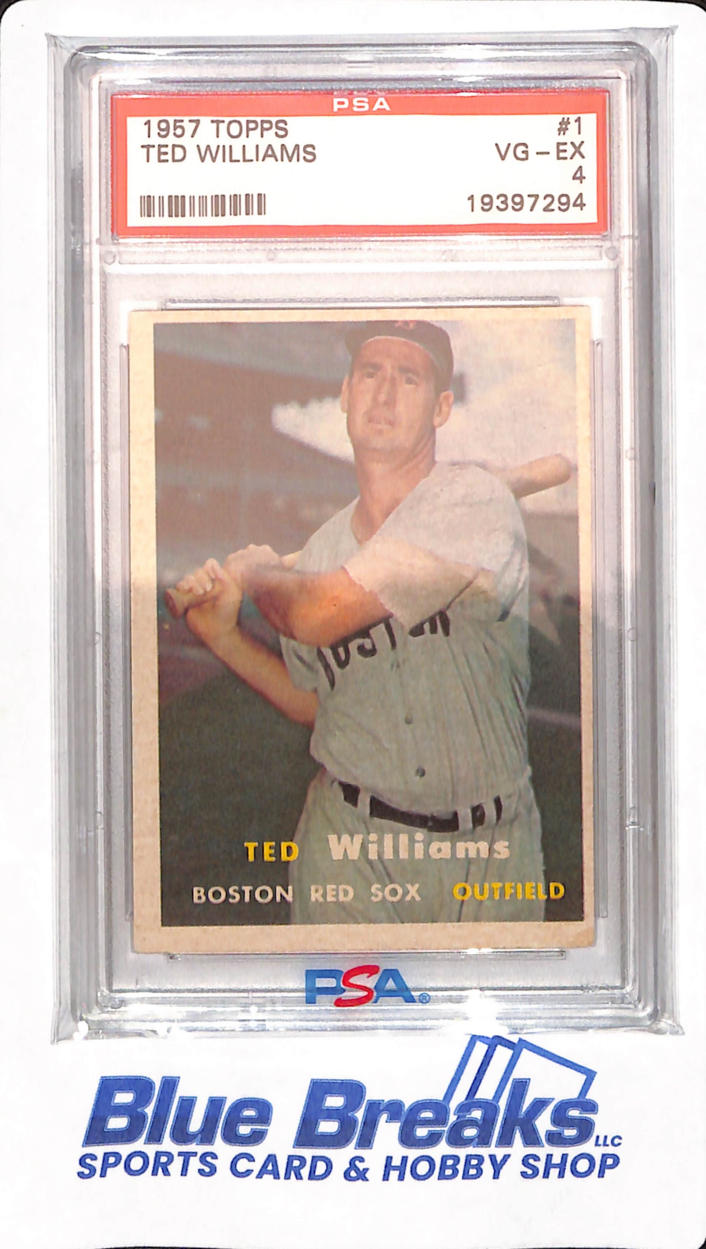 1957 Topps - Ted Williams - Baseball - Boston Red Sox - PSA 4