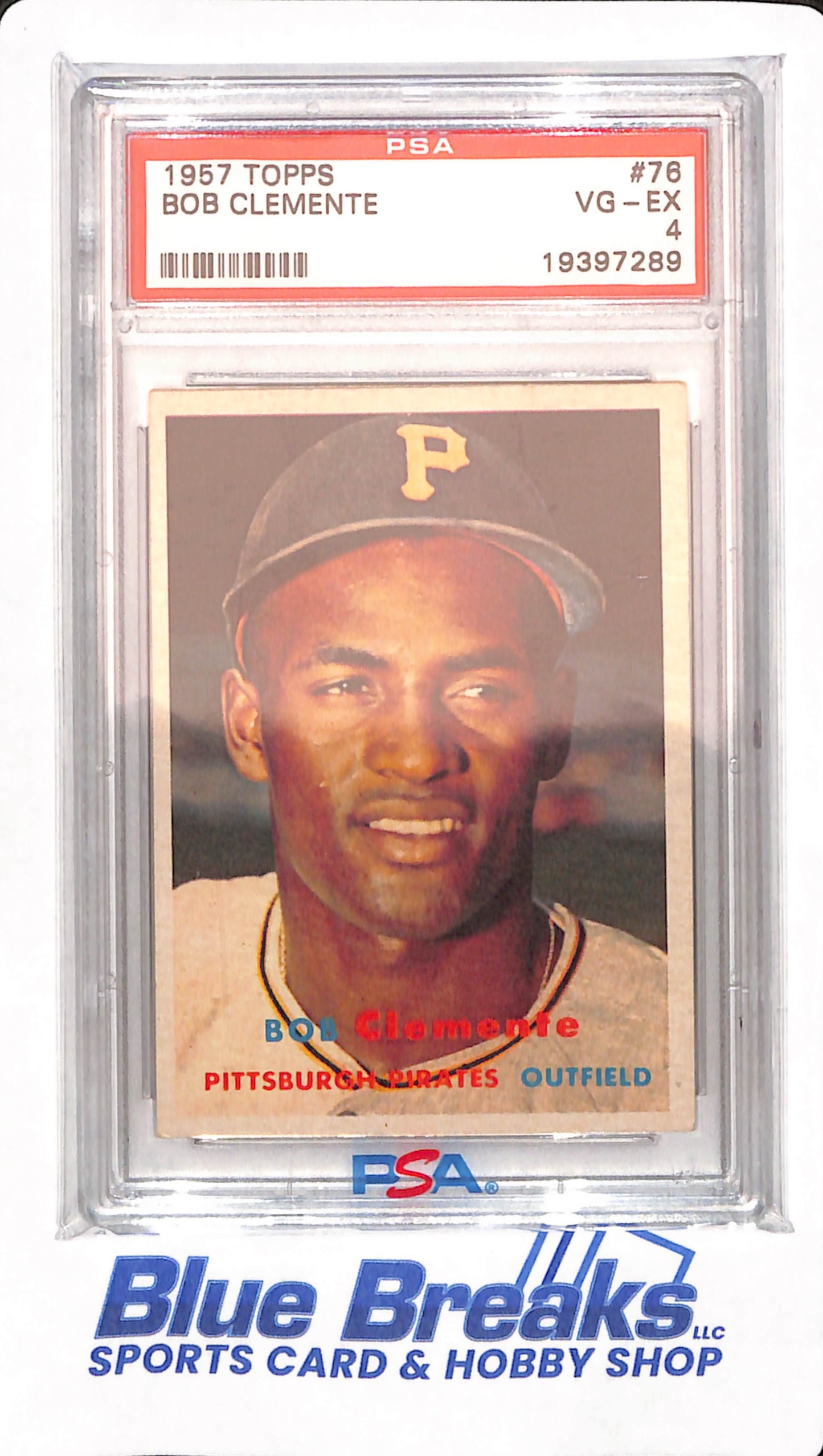 1957 Topps - Bob Clemente - Baseball - Pittsburgh Pirates - PSA 4