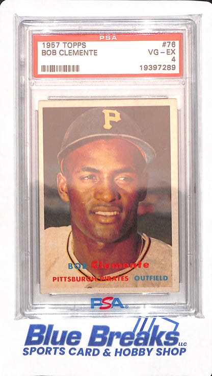 1957 Topps - Bob Clemente - Baseball - Pittsburgh Pirates - PSA 4