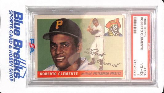 1955 Topps - Roberto Clemente - Baseball - Pittsburgh Pirates - # 164 - PSA 4