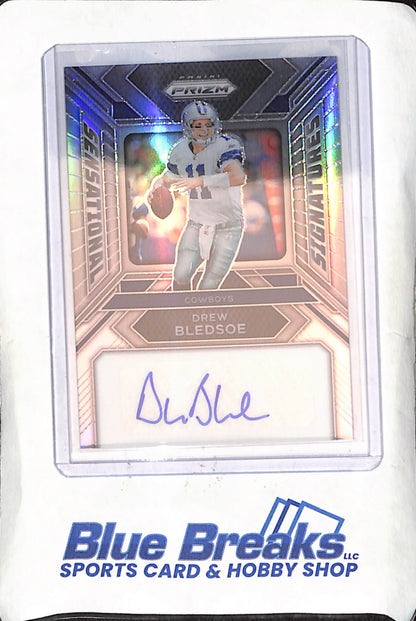 2023 Panini Prizm - Drew Bledsoe - Sensational Signatures - Autograph - 116/149 - Dallas Cowboys - Football - #SS-DBE