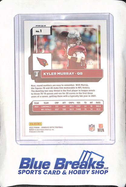 2022 Panini Donruss Optic - Kyler Murray - Electricity - 30/65 - Arizona Cardinals - Football - #1