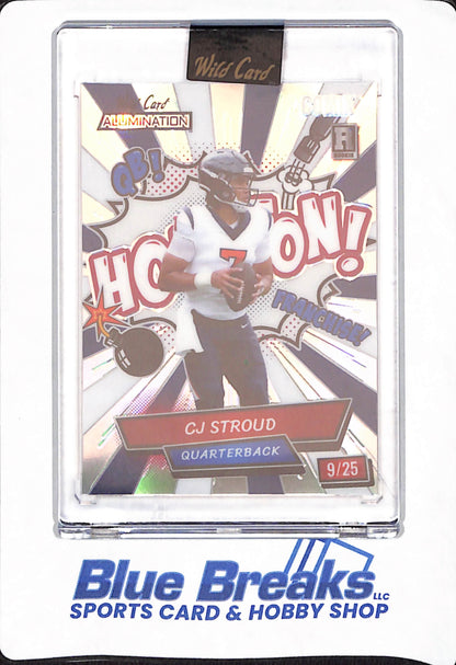 2024 CJ Stroud - Comix - Wild Card Alumination - "Houston” - Variation - Houston Texans - 9/25