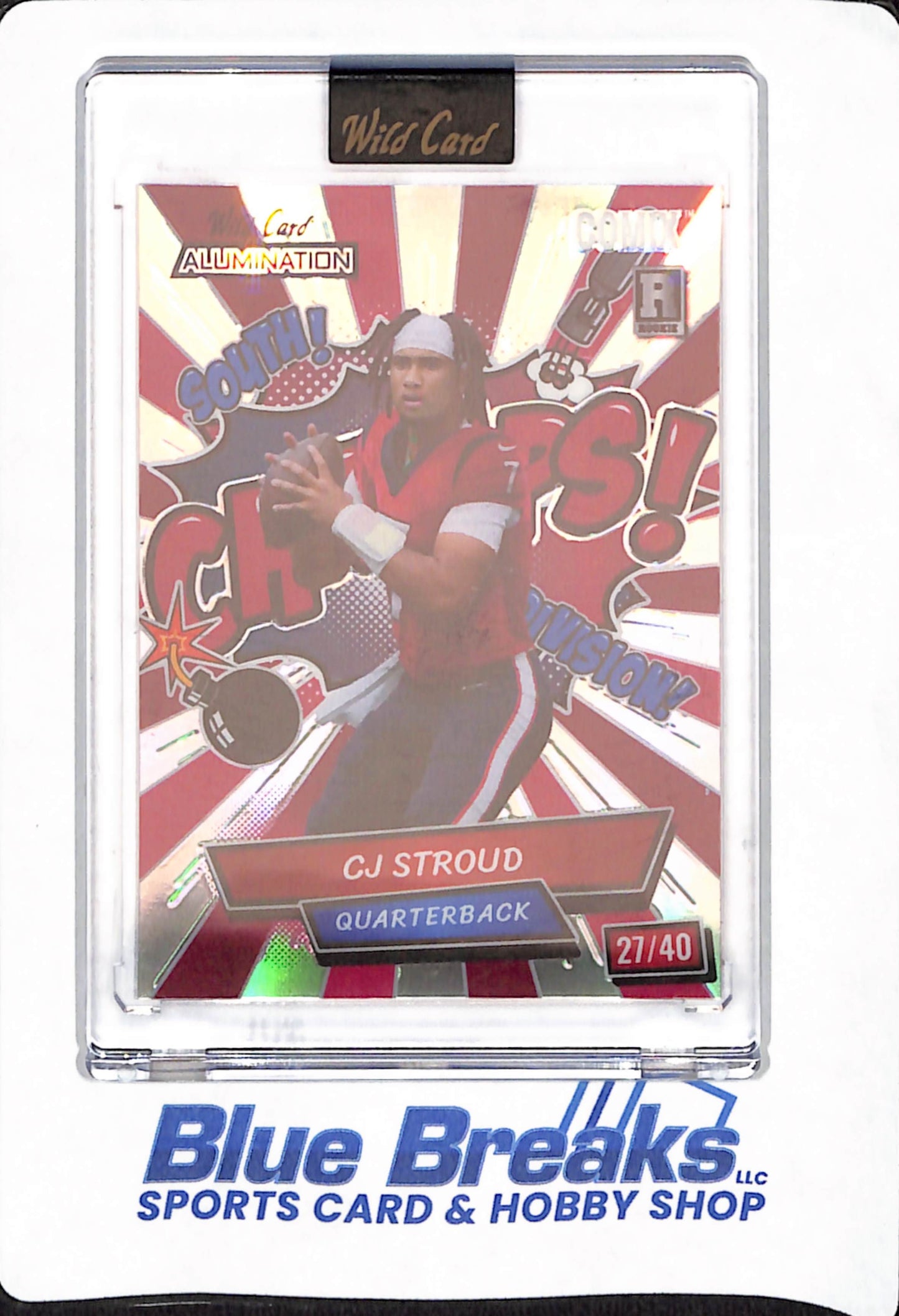 2024 CJ Stroud - Comix - Wild Card Alumination - "Champs” - Variation - Houston Texans - 27/40