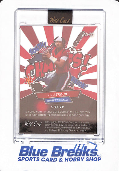 2024 CJ Stroud - Comix - Wild Card Alumination - "Champs” - Variation - Houston Texans - 27/40