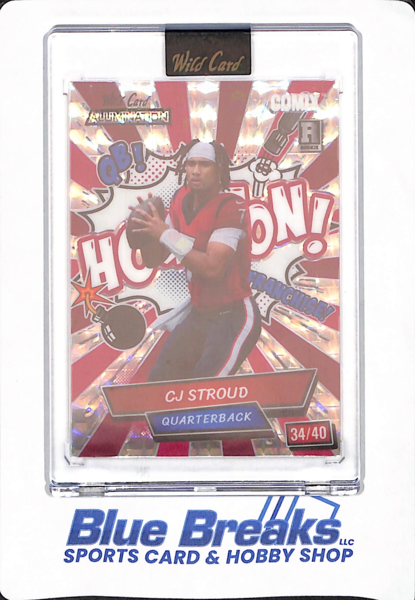 2024 CJ Stroud - Comix - Wild Card Alumination - "Houston” - Variation - Houston Texans - 34/40