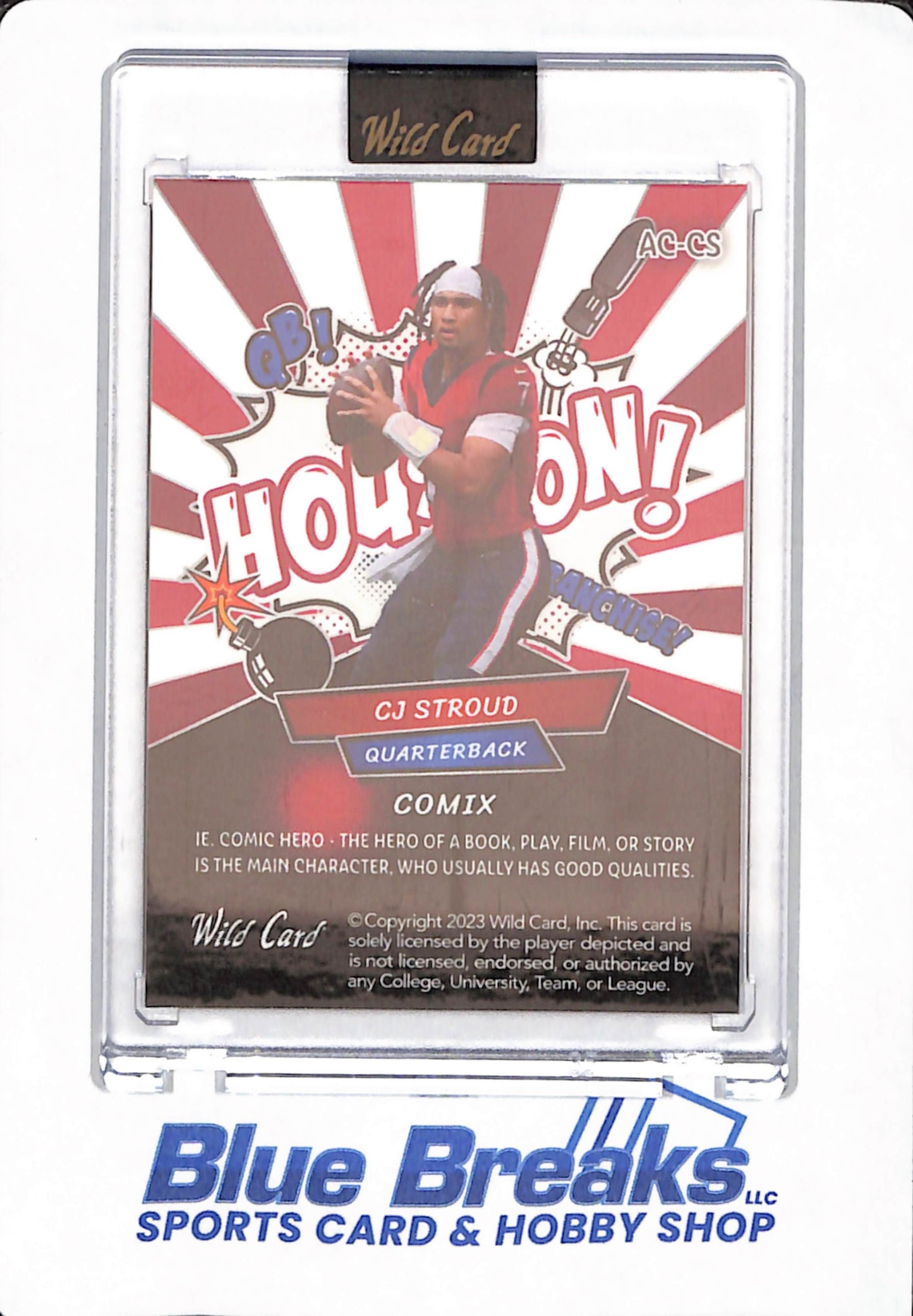 2024 CJ Stroud - Comix - Wild Card Alumination - "Houston” - Variation - Houston Texans - 34/40
