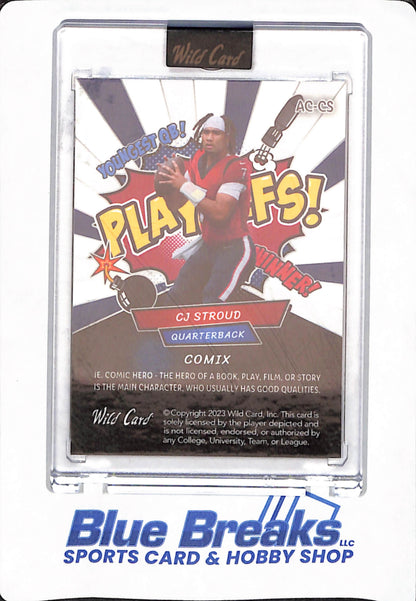 2024 CJ Stroud - Comix - Wild Card Alumination - "Playoffs” - Variation - Houston Texans - 16/25