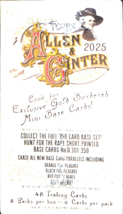 2025 Topps Allen & Ginter Blaster - Baseball - Sealed Wax