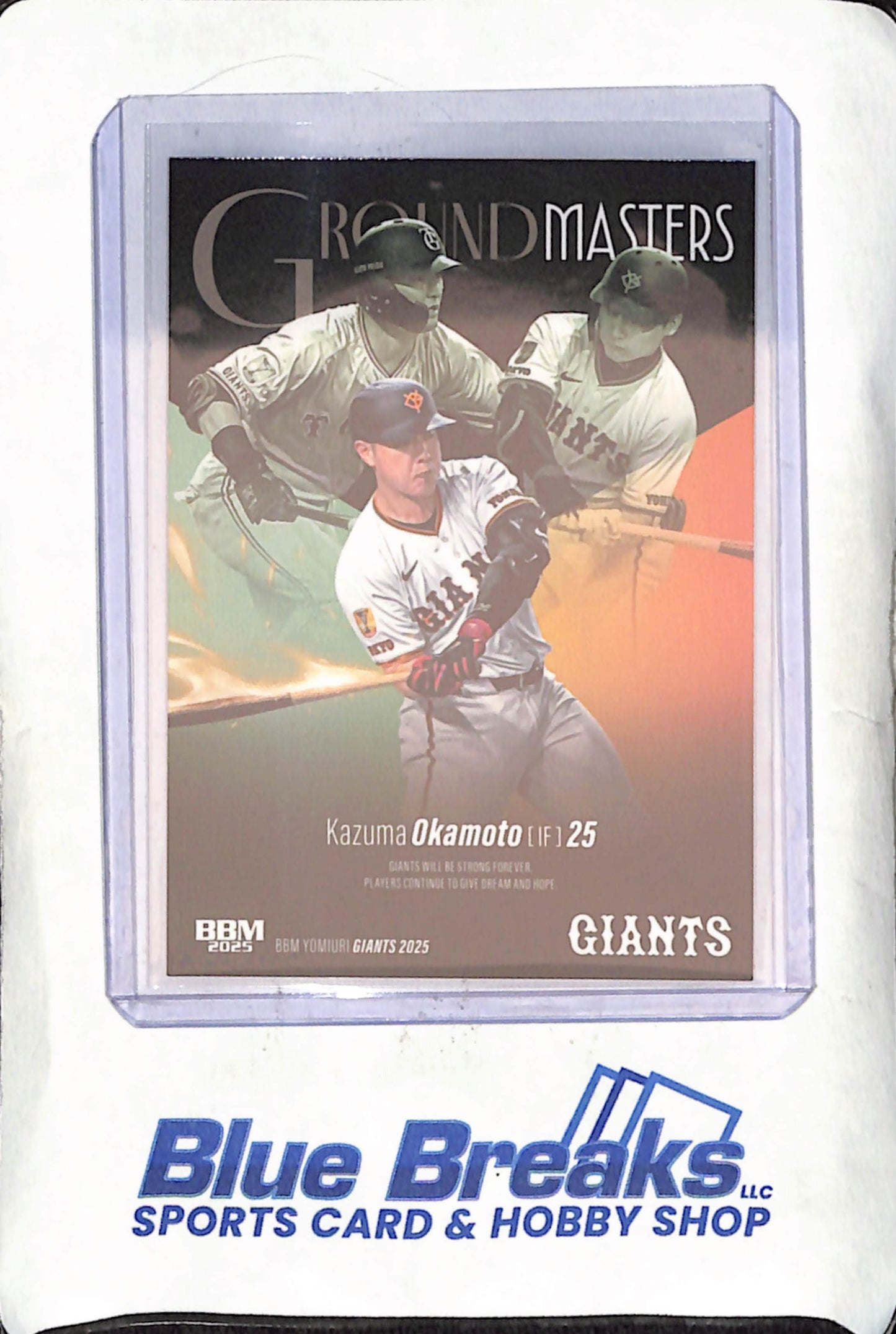 2025 Baseball Magazine - Kazuma Okamoto - Naomi Yoshikawa - Yoshiro Maru - Ground Masters - Yomiuri Giants - Japanese Baseball - #G77