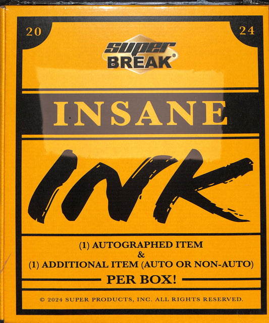 2024 Super Break Insane Ink Edition Box - Other Sport - Sealed Wax