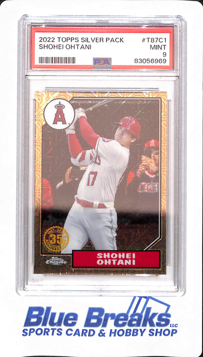 2022 Topps Silver Pack - Shohei Ohtani - Baseball - # T87C1 - 35th Anniversary - Los Angeles Angels