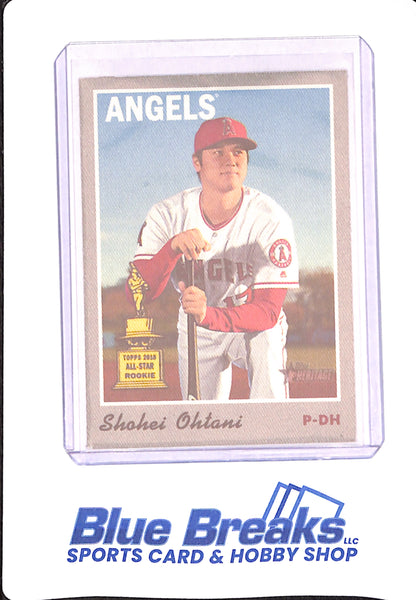 2019 Shohei Ohtani - Los Angeles Angels - Fabric Cloth Sticker - Baseball - Topps Heritage