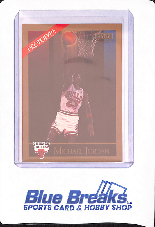 1990 Skybox Basketball MICHAEL JORDAN Prototype #41 Chicago Bulls