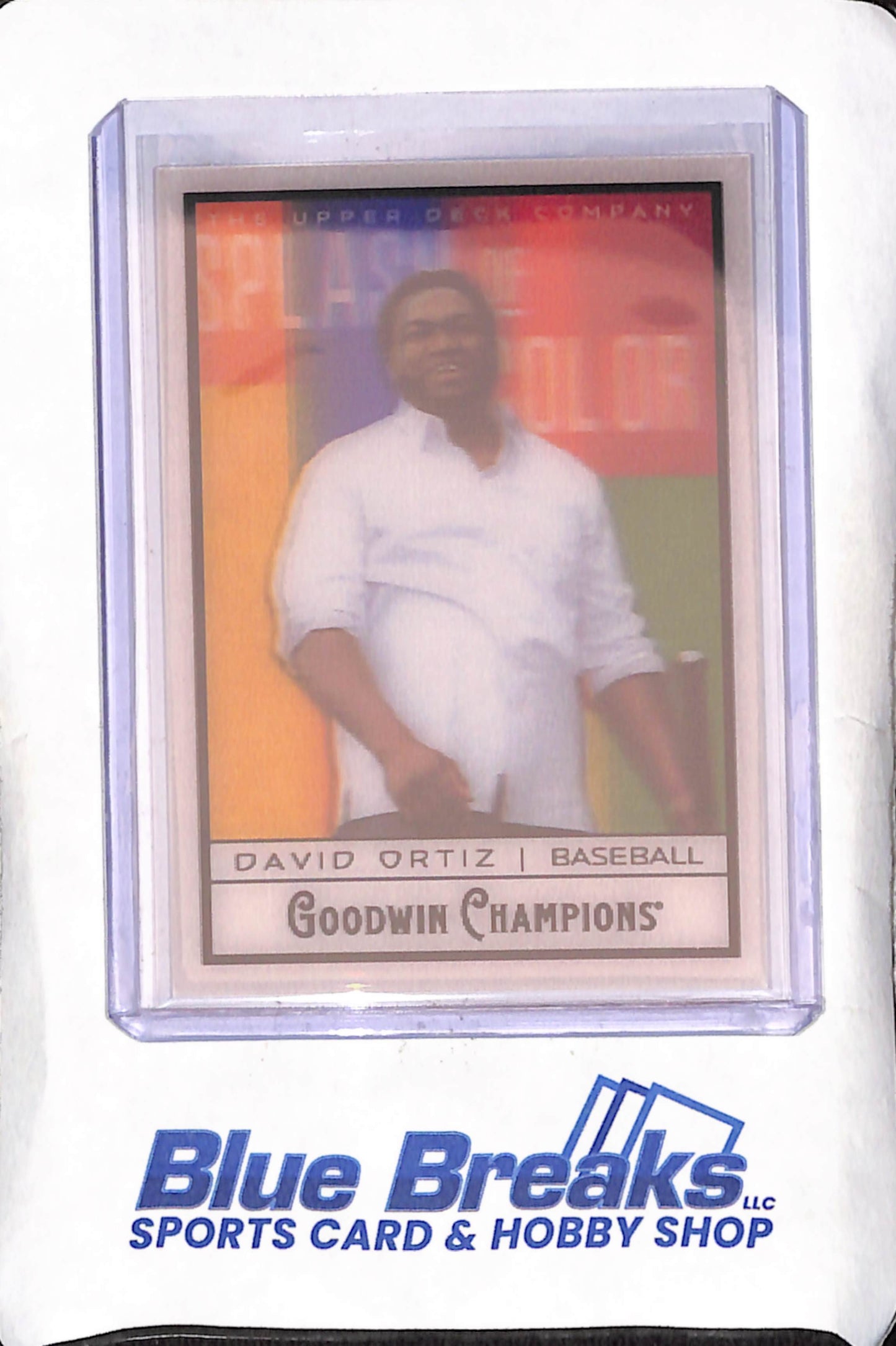 2025 Upper Deck Goodwin Champions - David Ortiz - Splash of Color 3D Lenticular Bounty - Boston Red Sox - Baseball - #SCL-DO