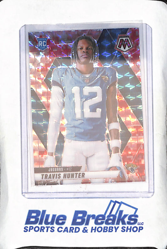 2025 Panini Mosaic - Travis Hunter - Pink Camo Image Variation - RC - Jacksonville Jaguars - Football - #279