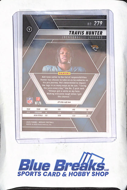 2025 Panini Mosaic - Travis Hunter - Pink Camo Image Variation - RC - Jacksonville Jaguars - Football - #279