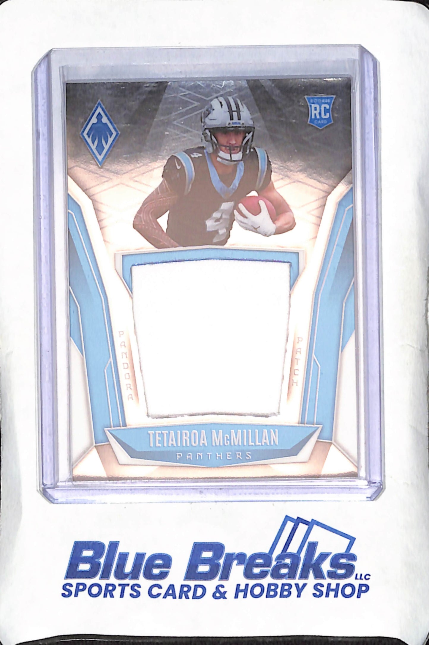 2025 Panini Phoenix - Tetairoa McMillan - Pandora Patch - RC - 131/299 - Carolina Panthers - Football - #PAP-TMN