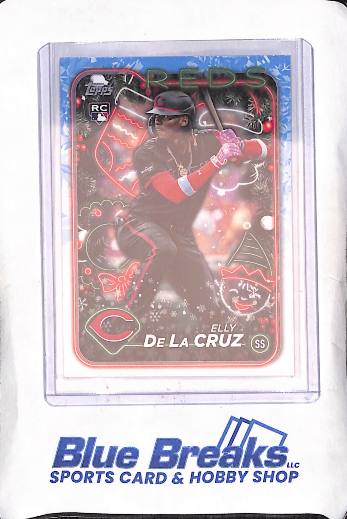 2024 Topps Holiday - Elly De La Cruz - RC - Cincinnati Reds - Baseball - #H102