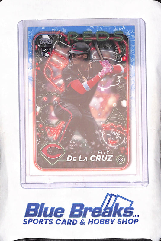 2024 Topps Holiday - Elly De La Cruz - RC - Cincinnati Reds - Baseball - #H102