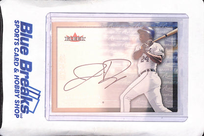 2000 Fleer Autographics - Jermaine Dye - Autograph - 207/250 - Kansas City Royals - Baseball
