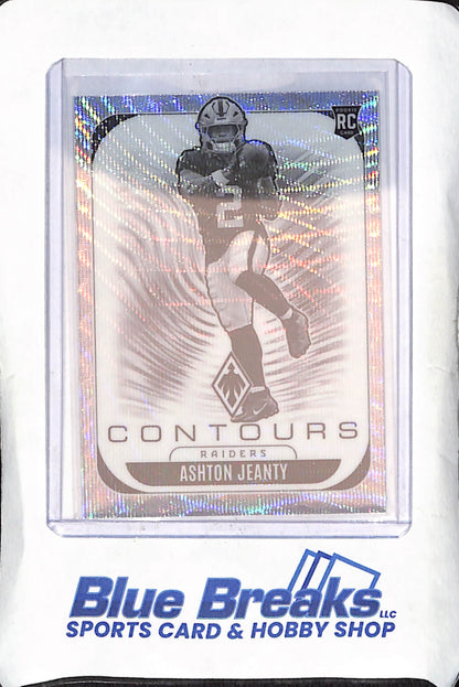 2025 Panini Phoenix - Ashton Jeanty - Contours - 183/299 - Las Vegas Raiders - Football - #17