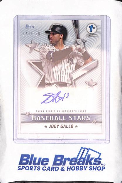 2022 Topps - Joey Gallo - Autograph - 144/150 - 1st Edition - Baseball Stars - New York Yankees - Baseball - #BSA-JG