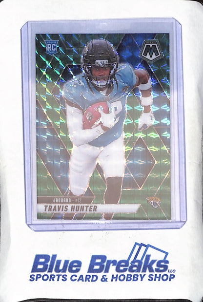 2025 Panini Mosaic - Travis Hunter - RC - Green - Jacksonville Jaguars - Football - #301