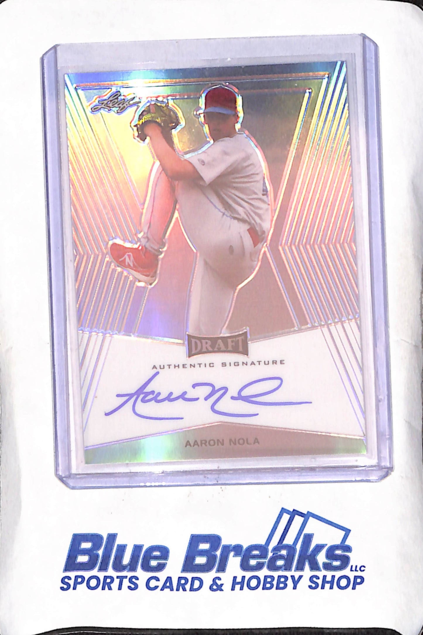 2014 Leaf Draft - Aaron Nola - Autograph - Philadelphia Phillies - Baseball - #BA-ANI