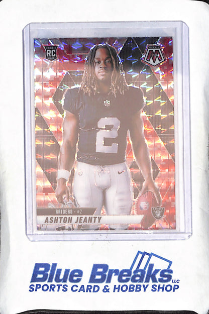 2025 Panini Mosaic - Ashton Jeanty - Pink Camo Image Variation RC - Las Vegas Raiders - Football - #287