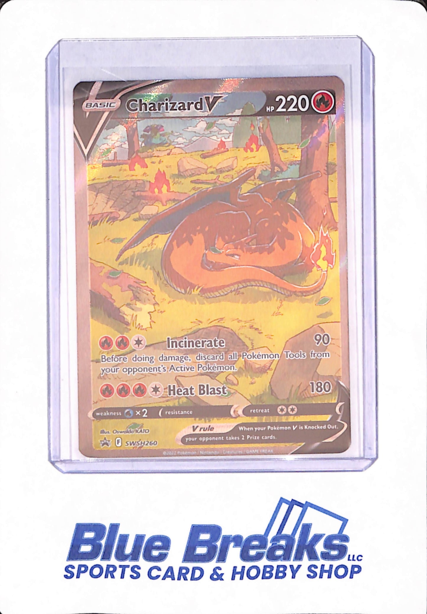 Charizard V SWSH260 SWSH: Sword & Shield Promo Cards Holo - Pokemon