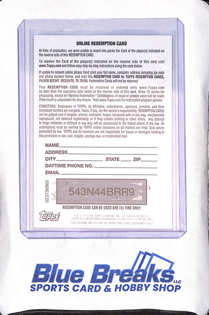 2024 Topps Finest - CJ Stroud - Hakeem Olajuwon - Mercury Stroud Dual Autograph - 7/10 - Space City Stars - Houston Texans - Houston Rockets - Football - #DA-SO