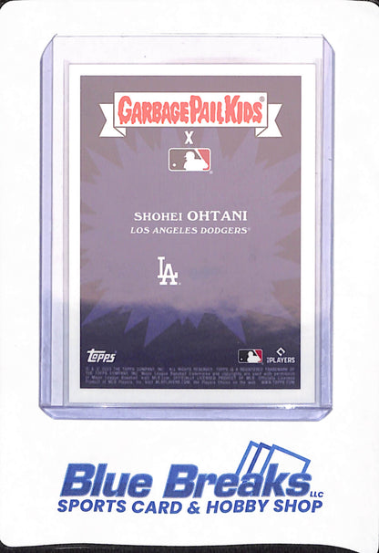 2023 Garbage Pail Kids - Split Shohei - Ohtani - Baseball - Orange - Los Angeles Dodgers - 36/50