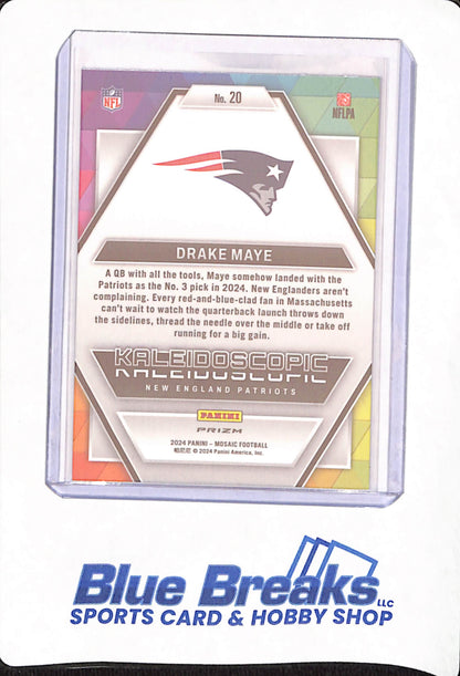 2024 Panini Mosaic - Drake Maye - Football - New England Patriots - SSP - Case Hit - Kaleidoscope - # 20