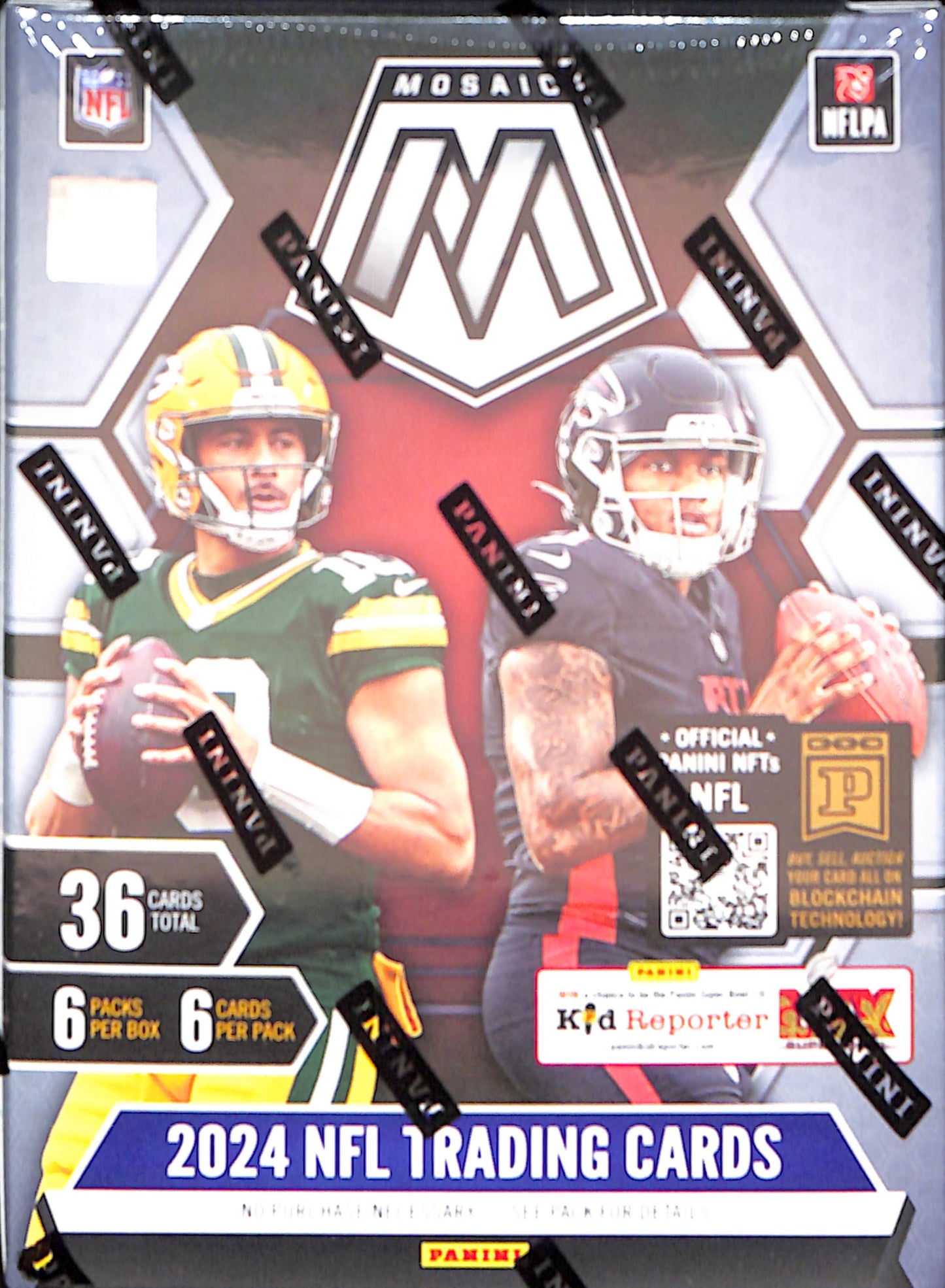 2024 Panini Mosaic Football 6-Pack Blaster Box - Sealed Wax