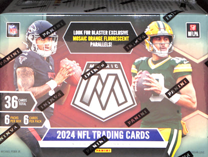 2024 Panini Mosaic Football 6-Pack Blaster Box - Sealed Wax