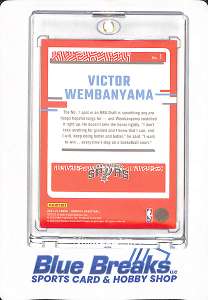 2023-24 Panini Donruss - Victor Wembanyama - The Rookies - Basketball - San Antonio Spurs - 13/99 - Purple