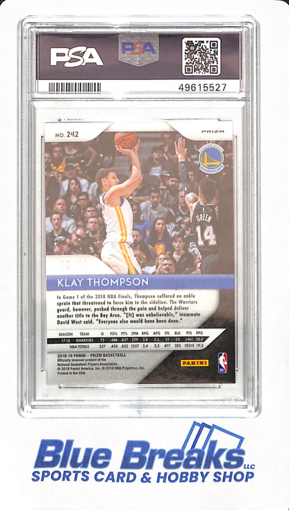 2018 Panini Prizm - Klay Thompson - Basketball - Golden State Warriors - # 242 - Pink Pulsar - PSA 10 - 09/42