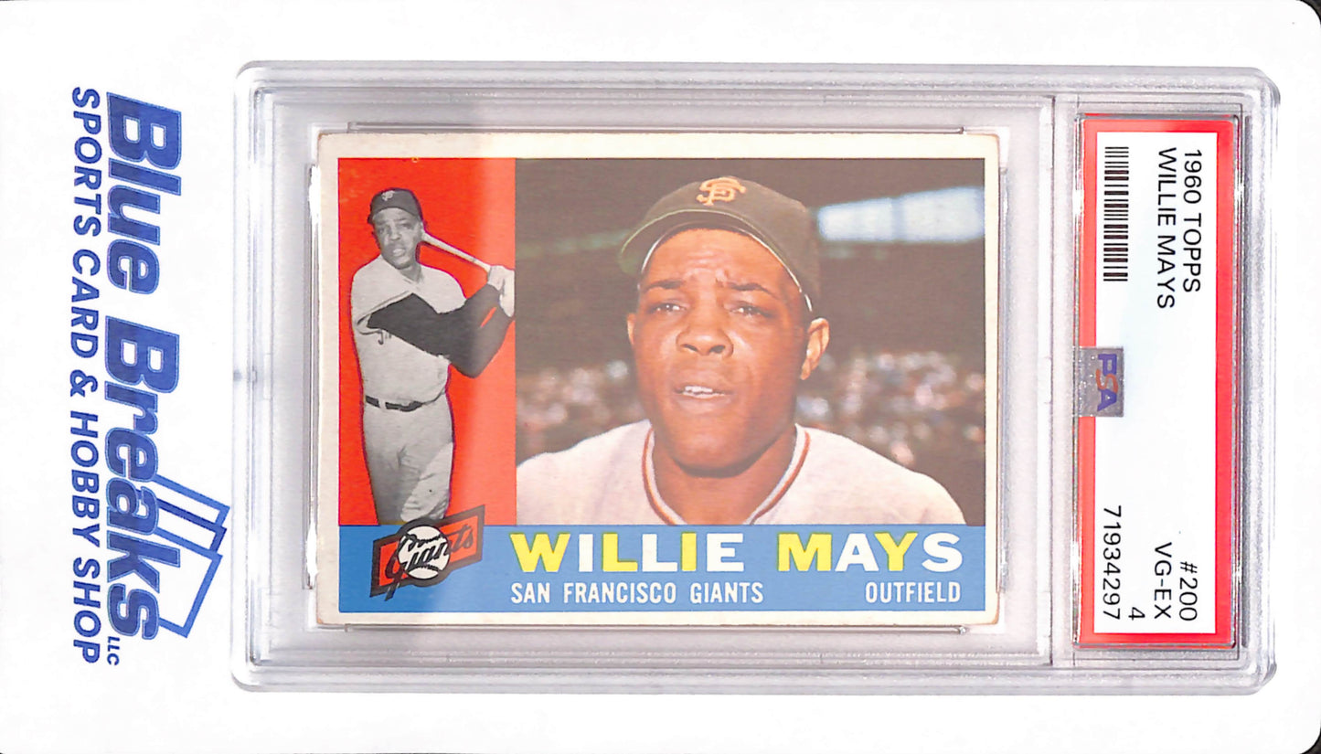 1960 Topps - Willie Mays - Baseball - San Francisco Giants - # 200 - PSA 4