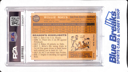 1960 Topps - Willie Mays - Baseball - San Francisco Giants - # 200 - PSA 4