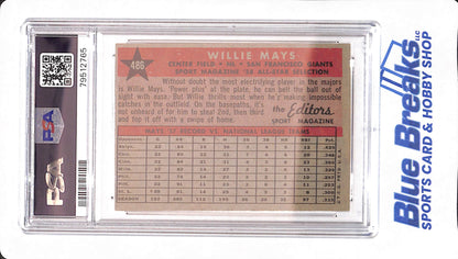 1958 Topps - Willie Mays - Baseball - San Francisco Giants - All Star - # 486 - PSA 5