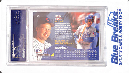 1995 Pinnacle - Mark Grace - Baseball - Chicago Cubs - # 371 - PSA 10