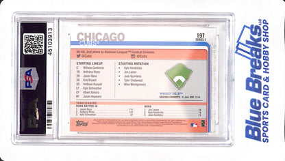 2019 Topps - Wrigley Field - Chicago Cubs - Baseball - # 197 - Yellow - PSA 10