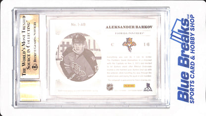 2013-14 Panini Contenders - Aleksander Barkov - NHL Ink - # I-AB - Ice Hockey - Florida Panthers - Beckett 9.5