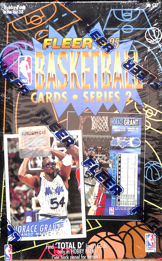 1994-95 Fleer Series 2 Sealed Box - Search For Hot Packs - Basketball - Sealed Wax