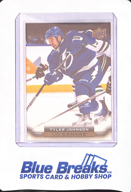 2016 Upper Deck Canvas - Tyler Johnson - Ice Hockey - Tampa Bay Lightning - # C196