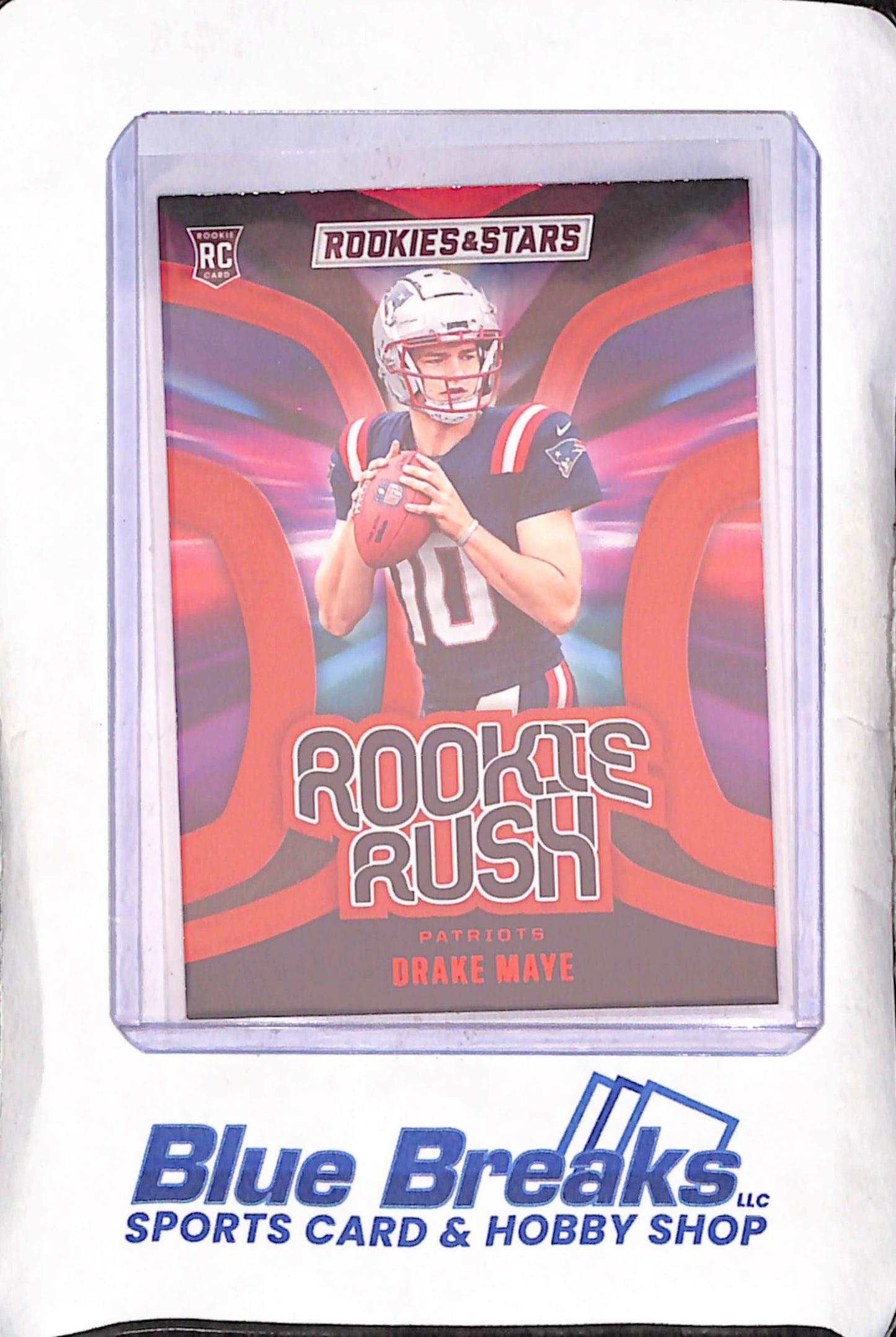 2024 Panini Rookies & Stars - Drake Maye - Rookie Rush - New England Patriots - Football - #RR-DME