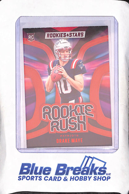2024 Panini Rookies & Stars - Drake Maye - Rookie Rush - New England Patriots - Football - #RR-DME