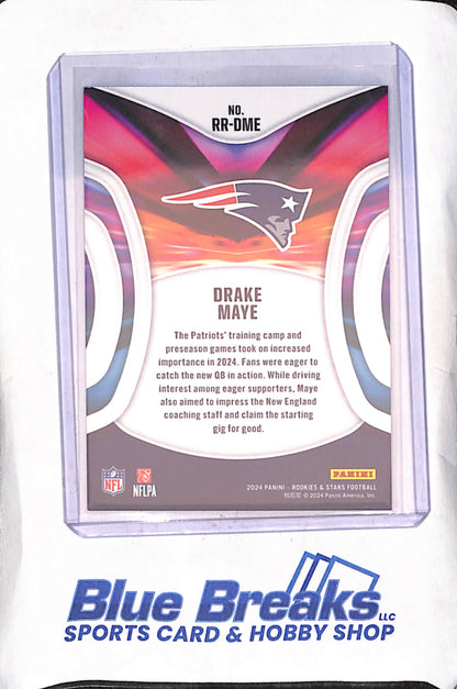 2024 Panini Rookies & Stars - Drake Maye - Rookie Rush - New England Patriots - Football - #RR-DME